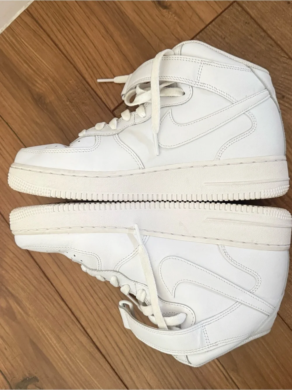 Nike White High-Top Air Force 1 Sneakers